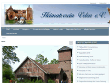 Tablet Screenshot of heimatverein-velen.de